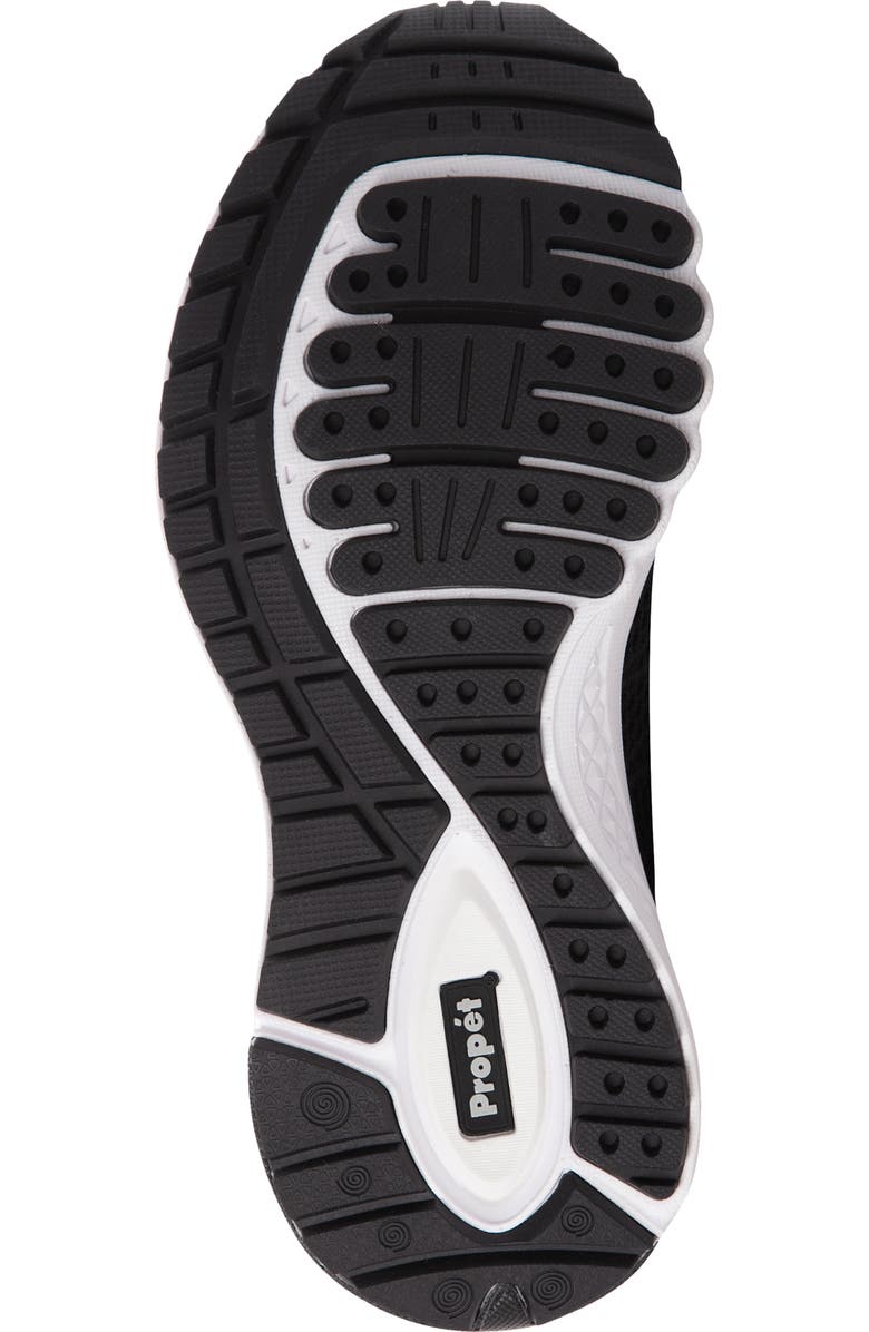 Propét Tour Knit Sneaker, Alternate, color, Black Fabric