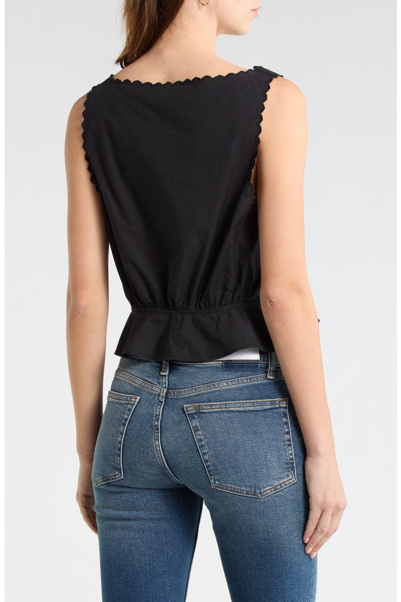 Jerry Eyelet Tank, Alternate, color, BLACK