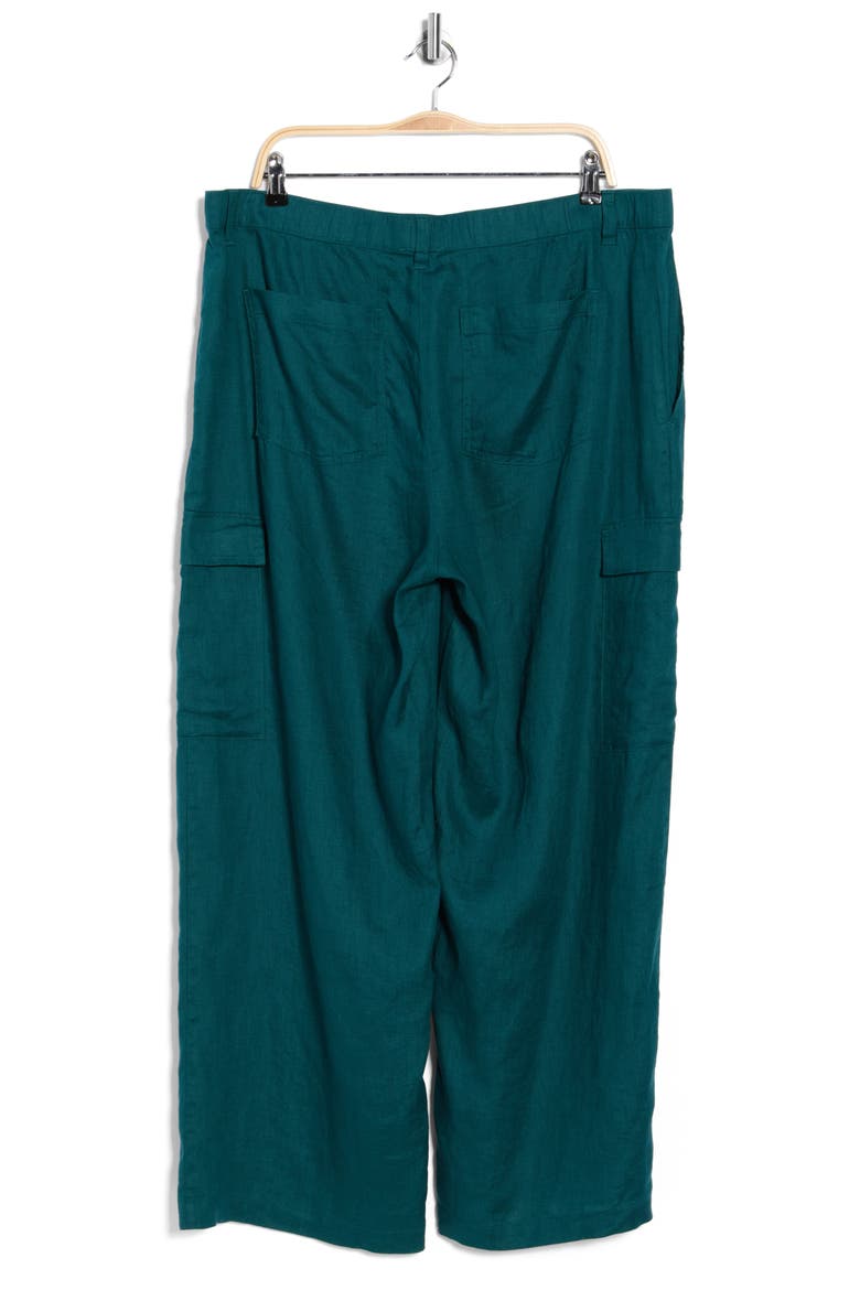 Wide Leg Cargo Pants, Alternate, color, AEGEAN