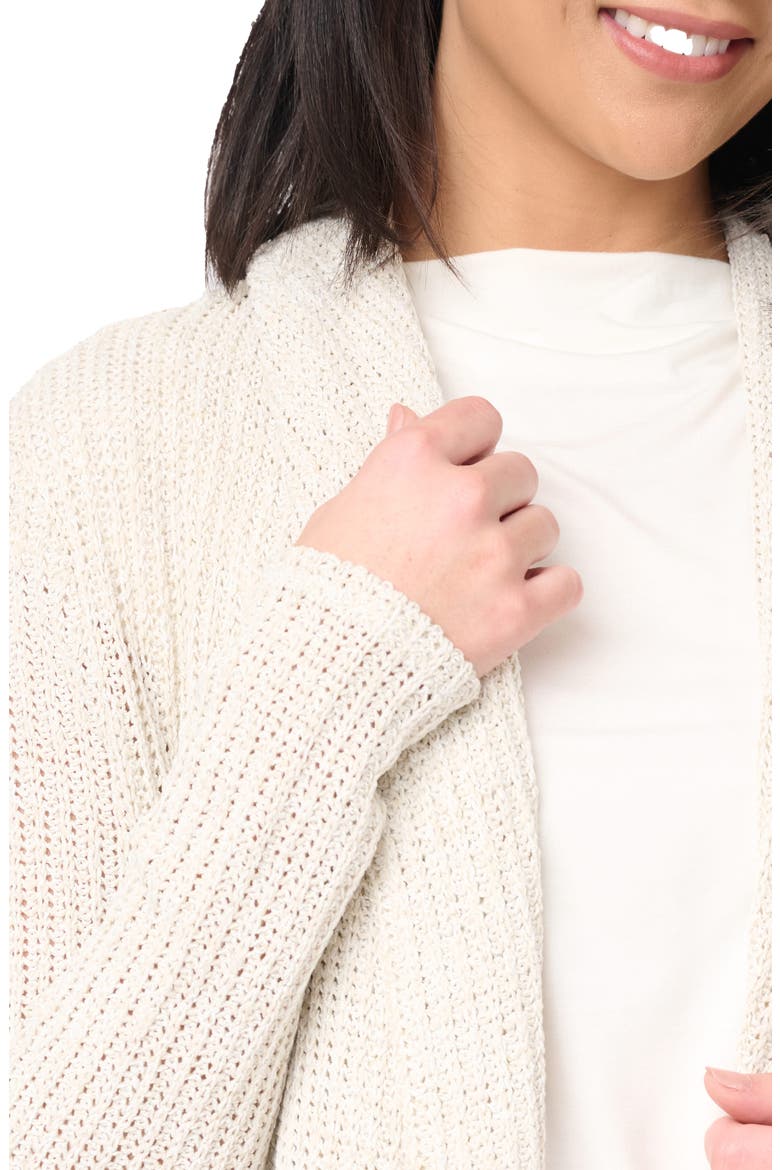 Shawl Collar Cardigan, Alternate, color, NATURAL