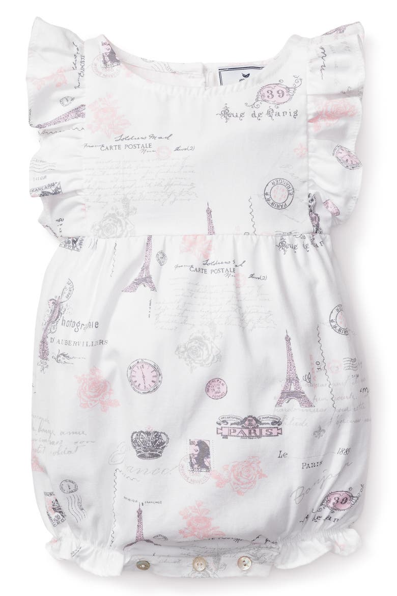 Paris Musings Romper, Main, color, WHITE
