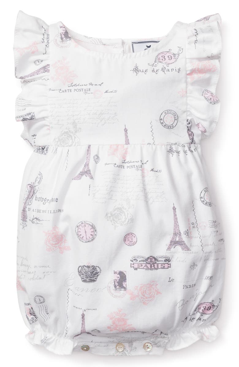 Petite Plume Paris Musings Romper, Main, color, 