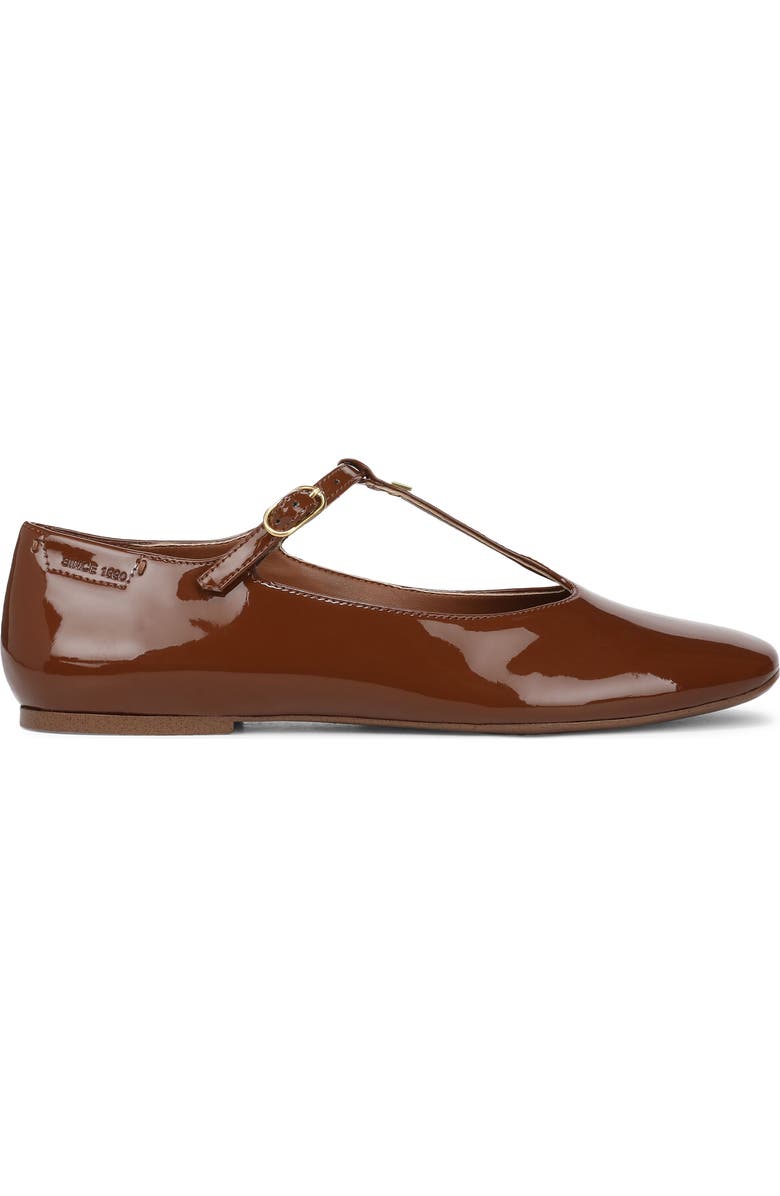 Franco Sarto Marylee T-Strap Flat, Alternate, color, Saddle Tan