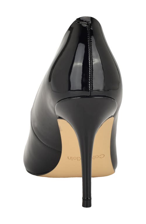 Calvin Klein Leciey Pointed Toe Pump In Black