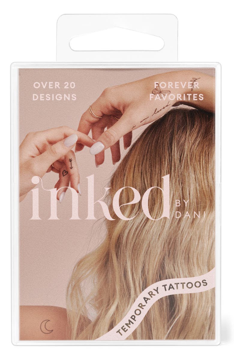 INKED by Dani Forever Favorites Temporary Tattoos, Alternate, color, Black