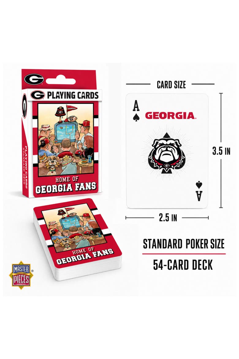 Georgia Bulldogs Fan Deck Playing Cards, Alternate, color, Multicolor