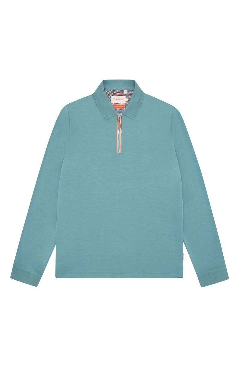 Sealskinz Heywood Quarter Zip Top, Alternate, color, Teal