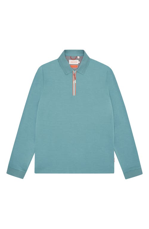 Sealskinz Heywood Quarter Zip Top In Teal