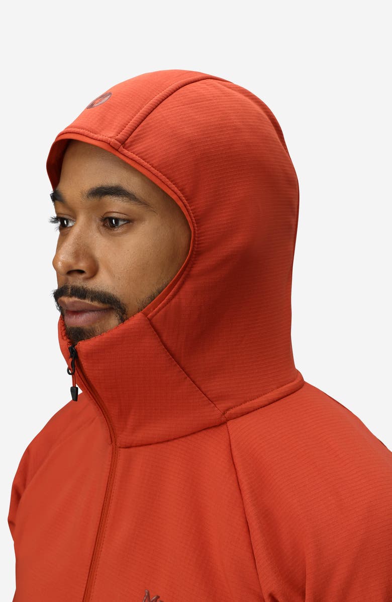 Marmot Leconte Full Zip Hoodie, Alternate, color, Sumac