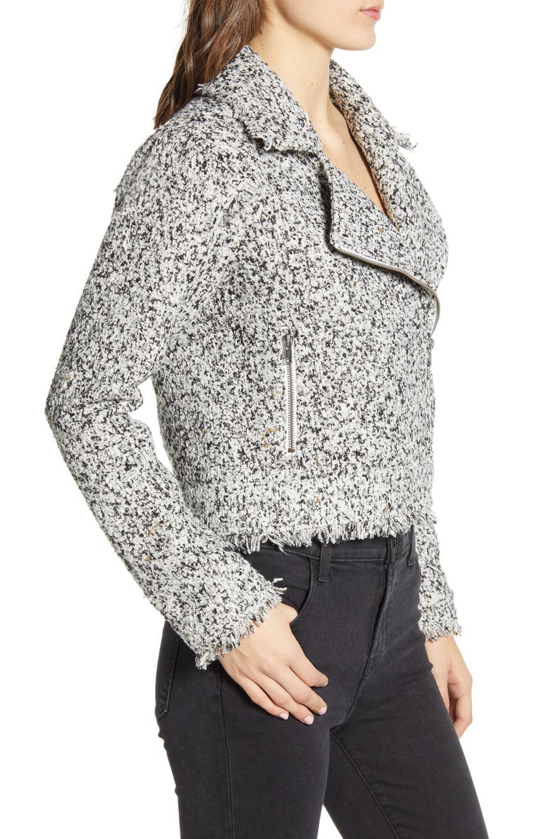 cupcakes and cashmere Jordan Marled Tweed Jacket, Alternate, color, 