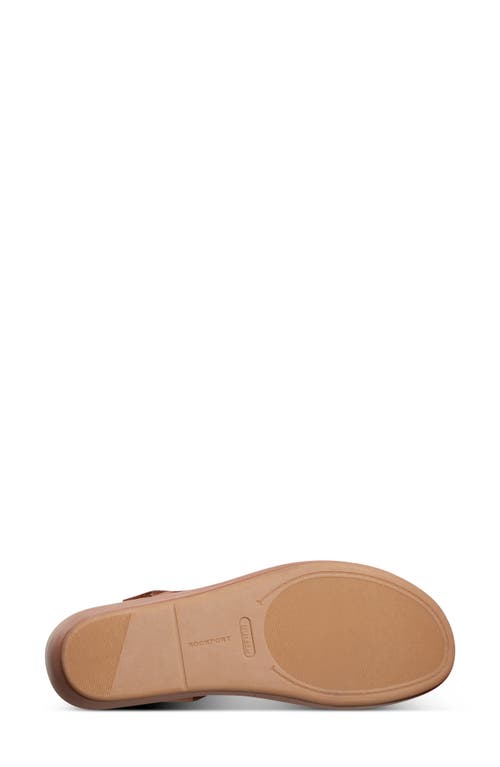 Shop Rockport Amira Wedge Sandal In Medium Natural