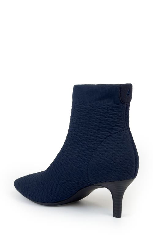 Aerosoles Edith Womens Faux Leather Ankle Booties In Blue