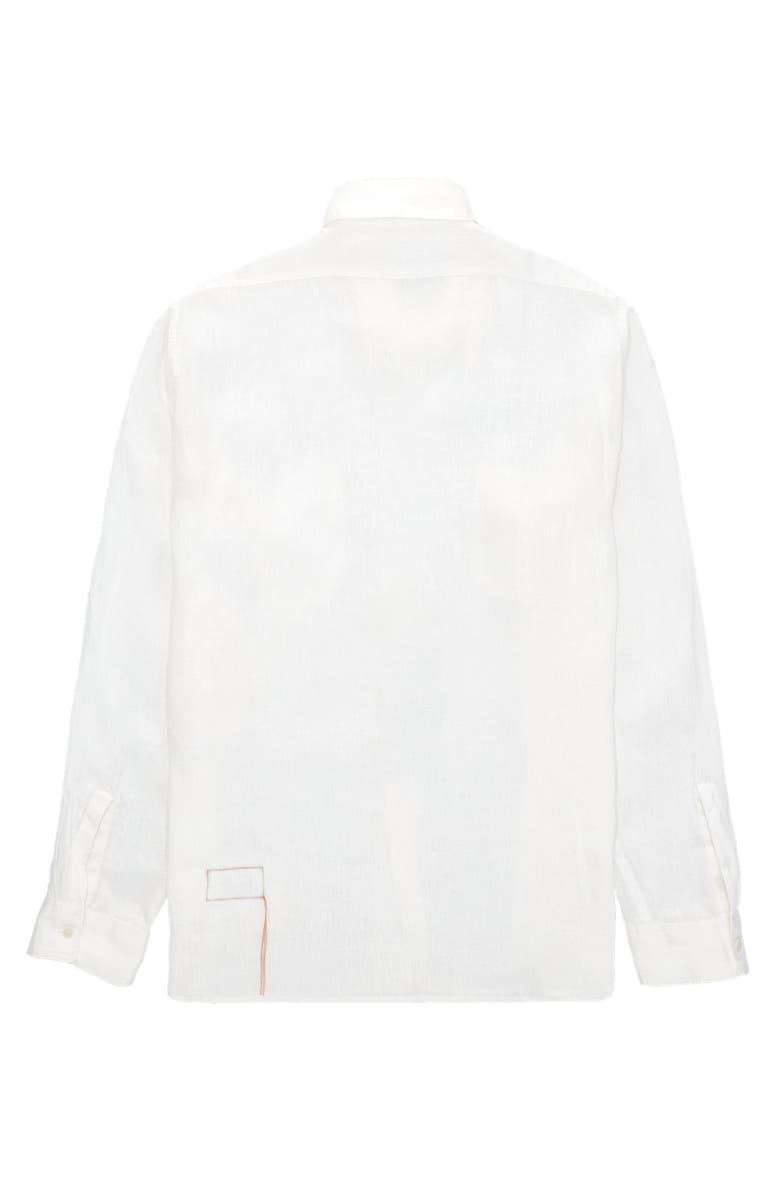 Fortela Work Linen Shirt, Alternate, color, White