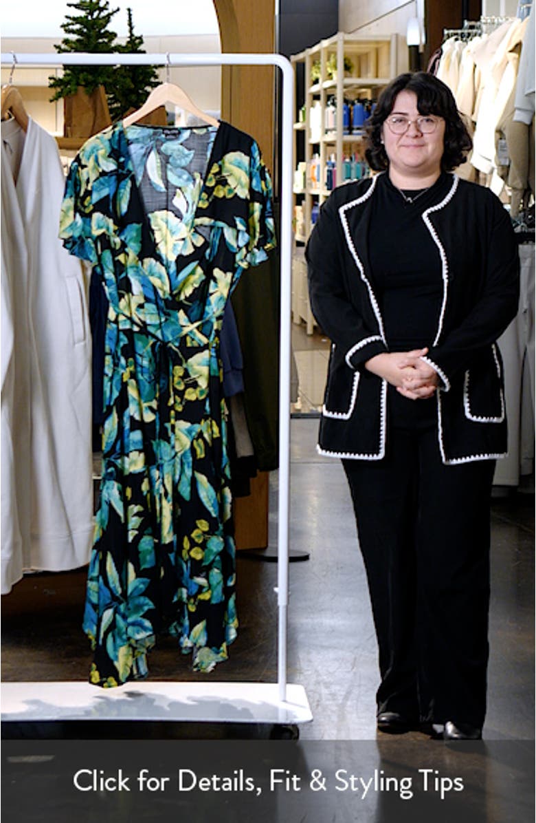 Imogen Floral Maxi Wrap Dress, sales video thumbnail