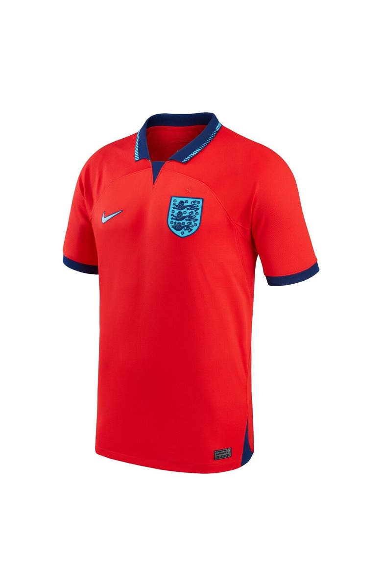 Nike Youth Nike Red England National Team 2022/23 Away Breathe Stadium Replica Blank Jersey, Alternate, color,