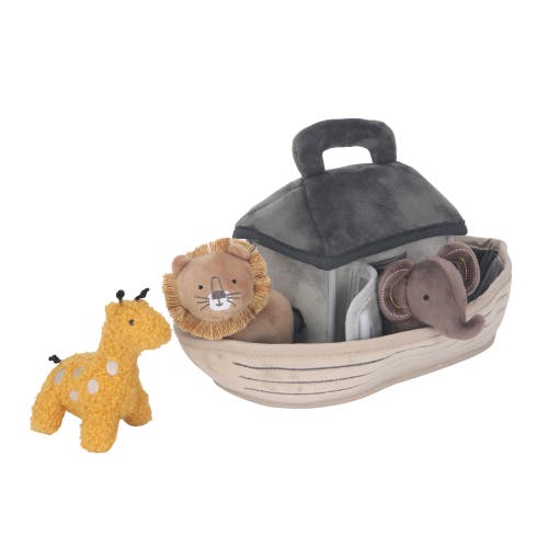 Lambs & Ivy Baby Noah Interactive Plush Boat/ark With Stuffed Animal Toys In Multi