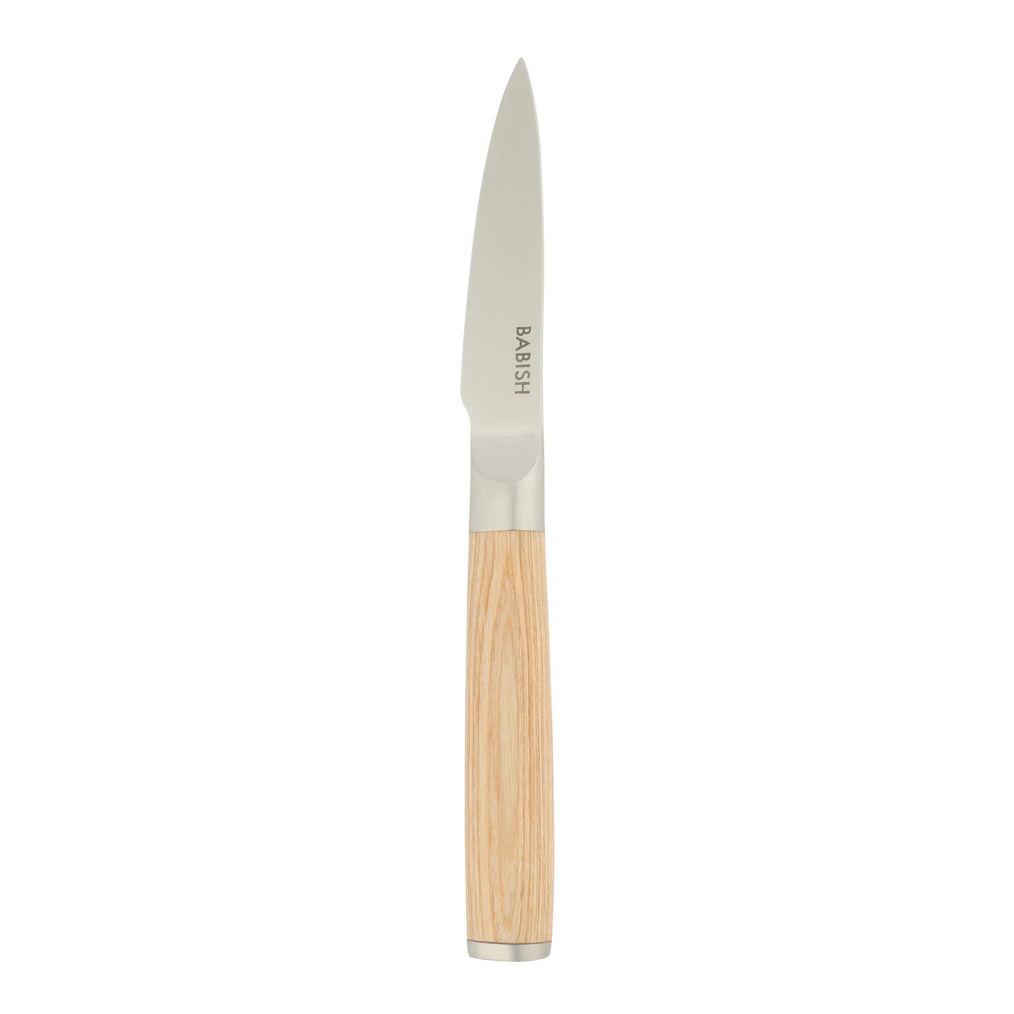 Babish German 1.4116 Stainless Steel Paring Knife With Pakka Wood Handle In Brown