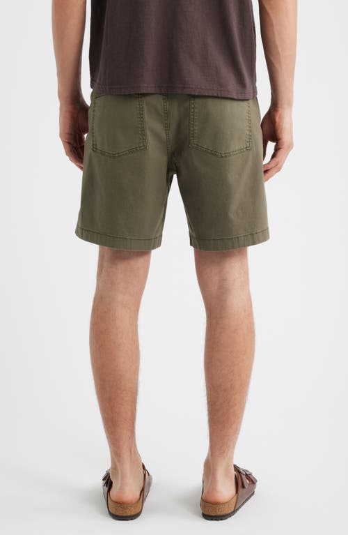 Treasure & Bond Stretch Organic Cotton Shorts In Green