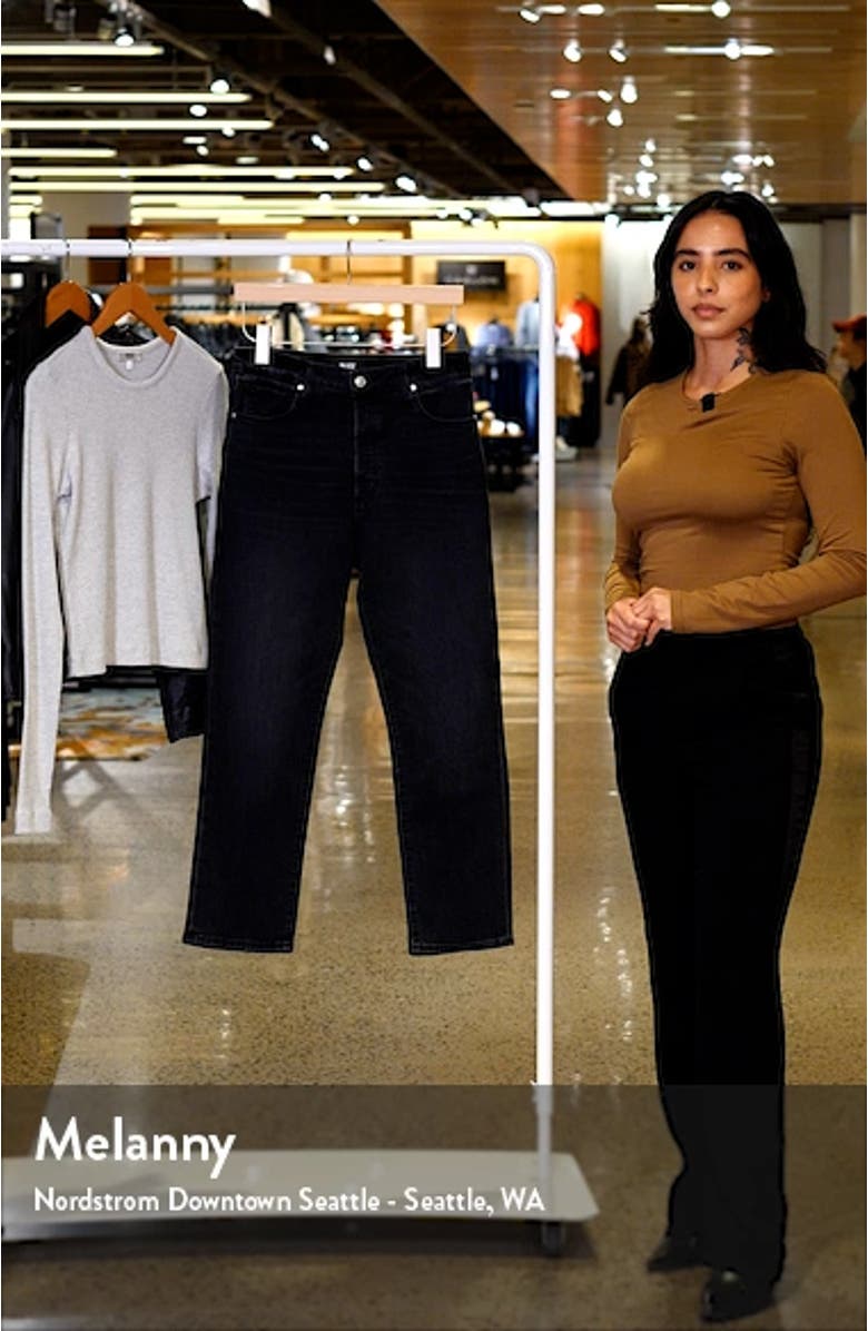 Billy High Waist Crop Straight Leg Jeans, sales video thumbnail