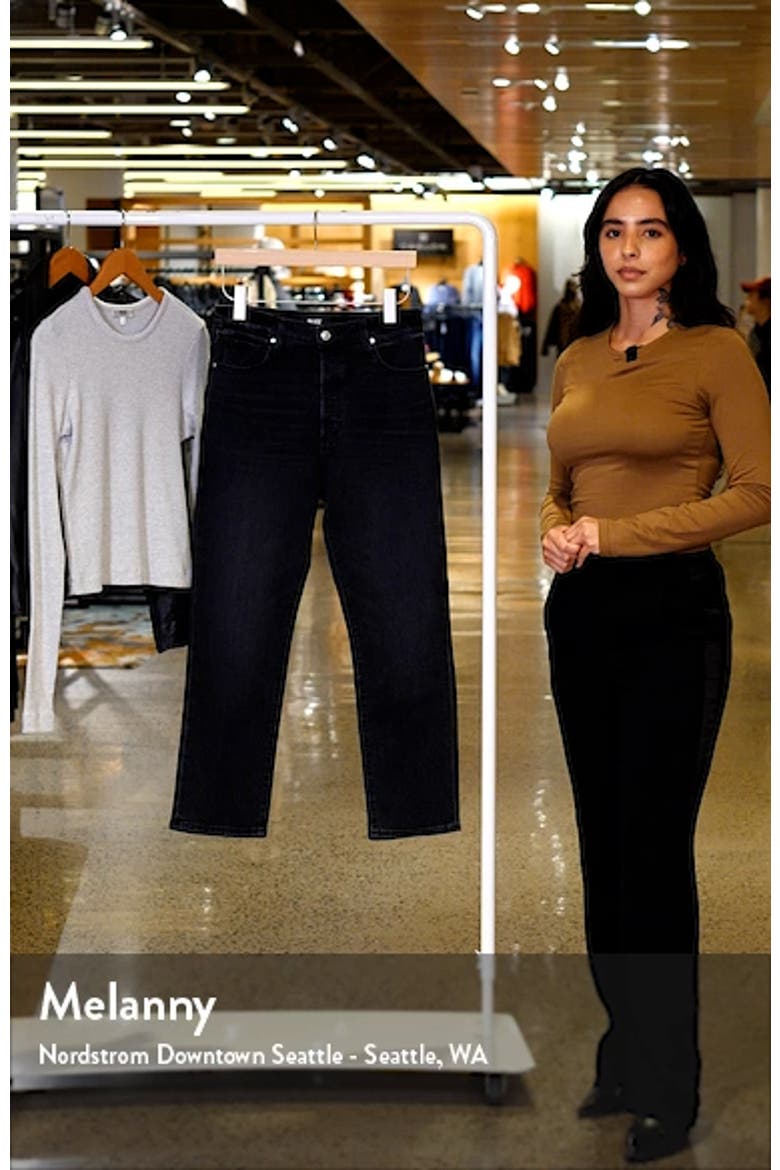 Billy High Waist Crop Straight Leg Jeans video