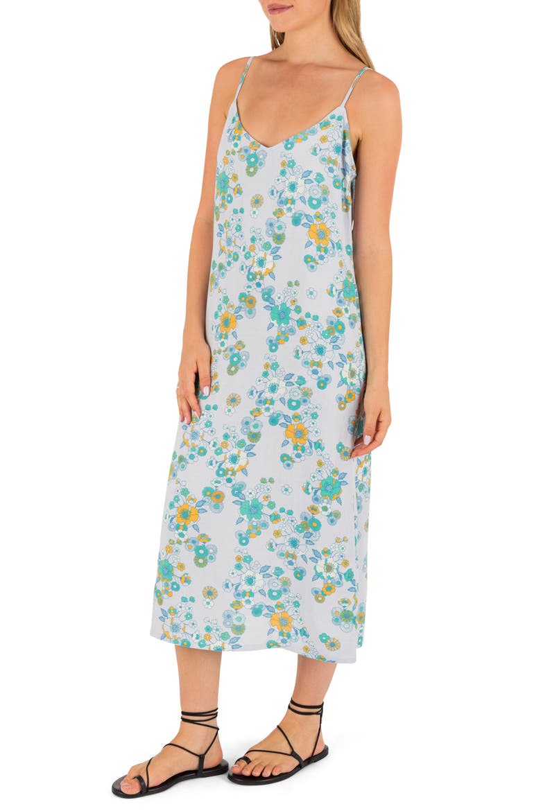 Beverly Open Back Slip Sundress, Main, color, ICELAND