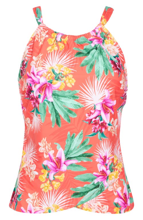 Jantzen Audrey Drape Tankini Bikini Top