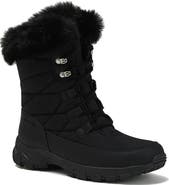 Lands' End Wide Width Expedition Trail Waterproof Lace Up Snow Boots