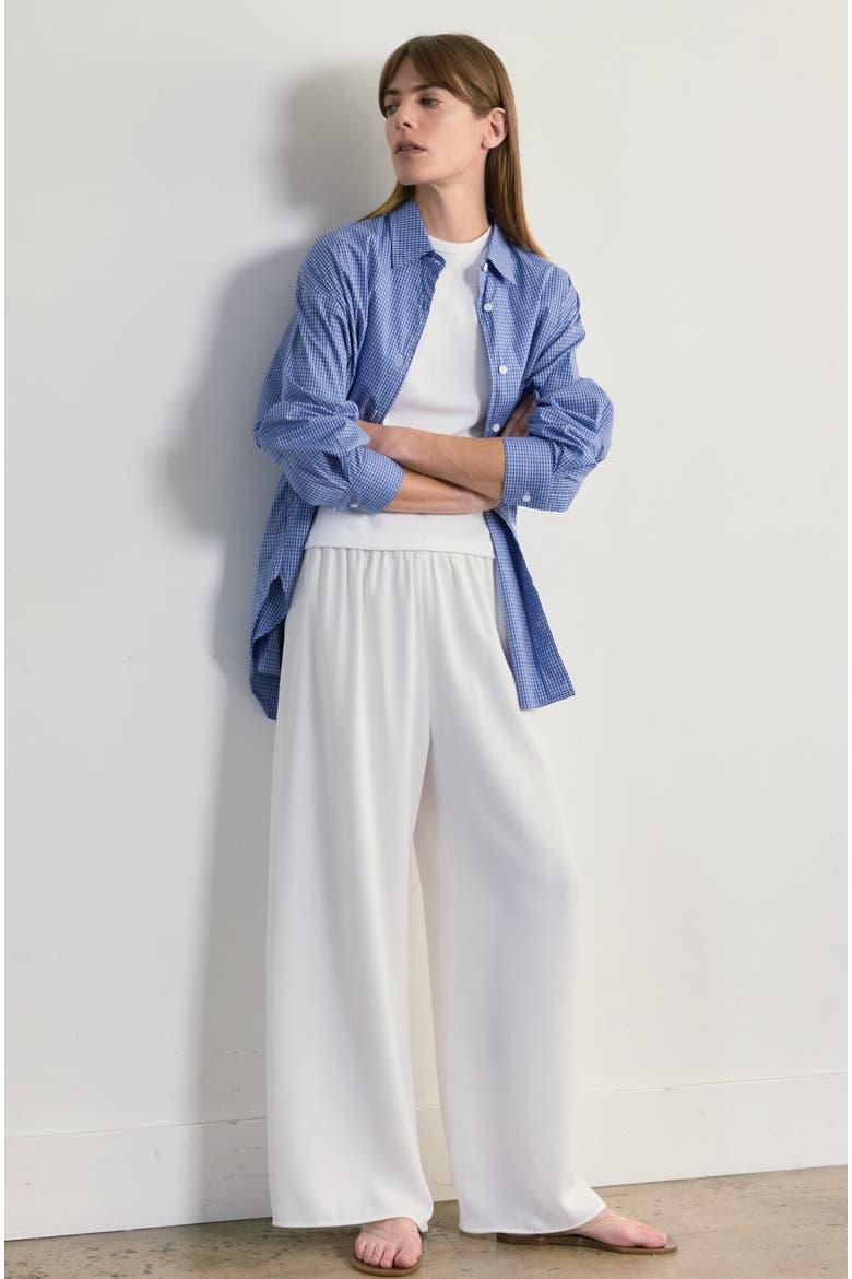 Oversized Shirt, Main, color, Checkered Blue