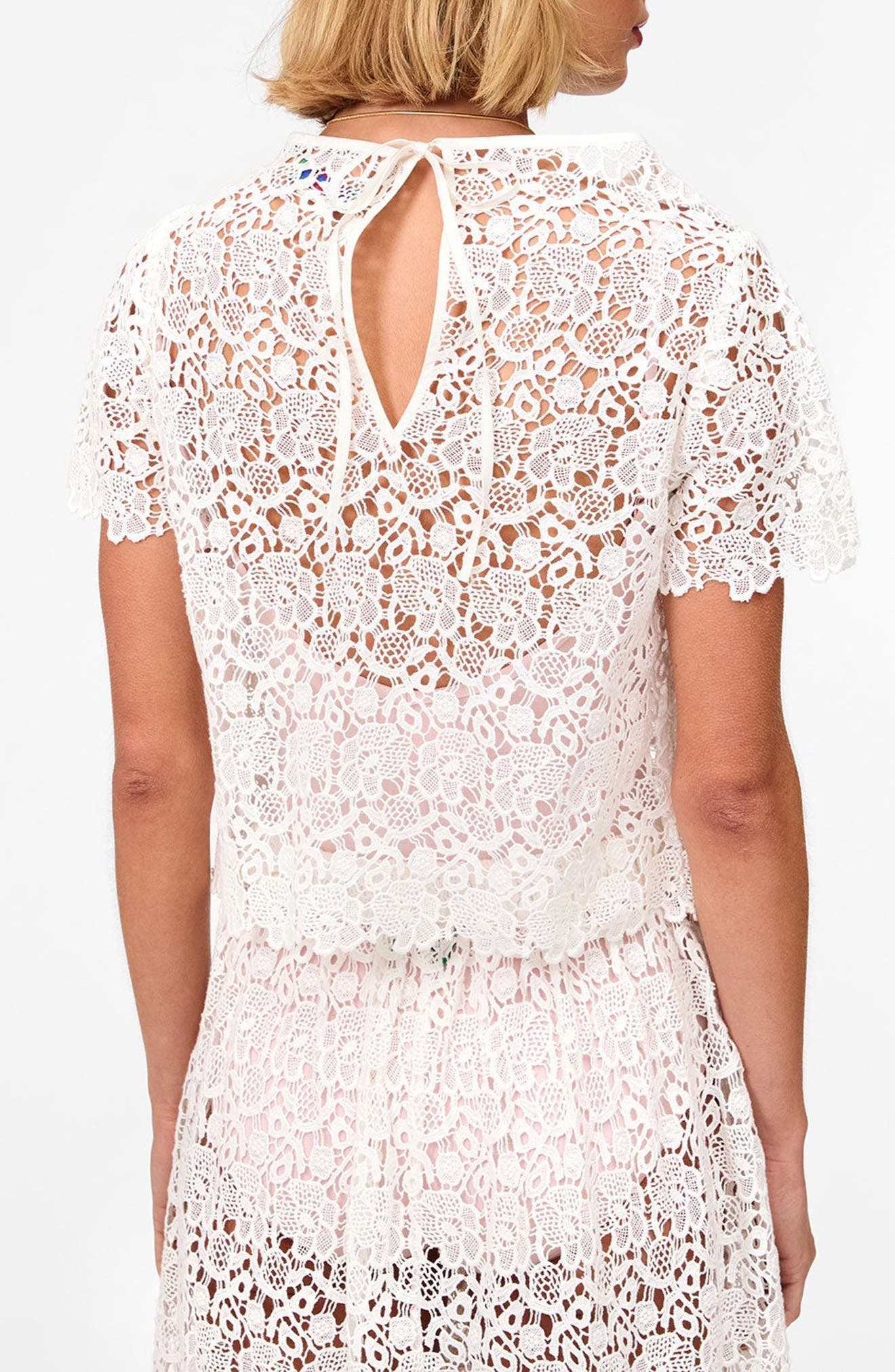 LouLou Lace Cotton Top (Women) | Nordstromrack