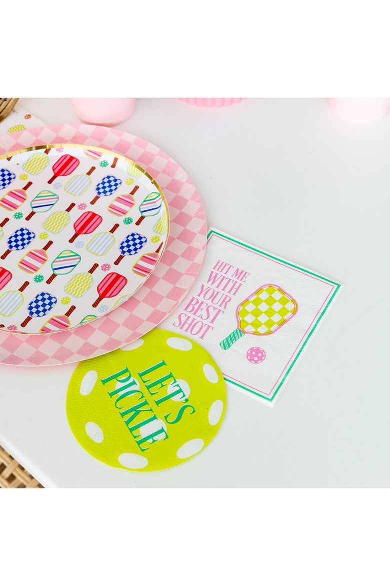 Pickleball Social Club Let's Pickle Cocktail Napkins, Alternate, color, Assorted Pre-Pack