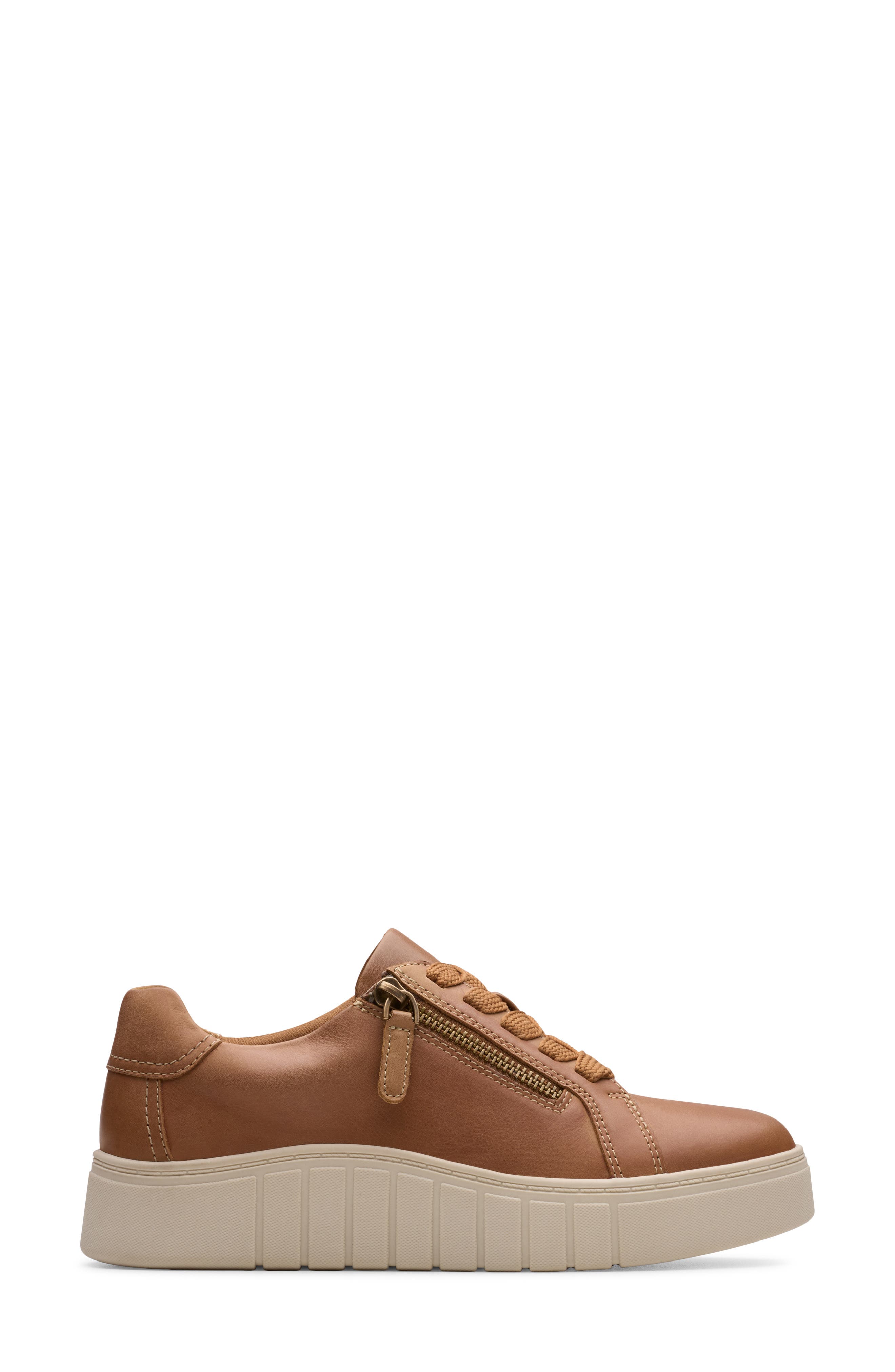 Clarks<sup>®</sup> Mykah Joy Sneaker, Alternate, color, Tan Leather