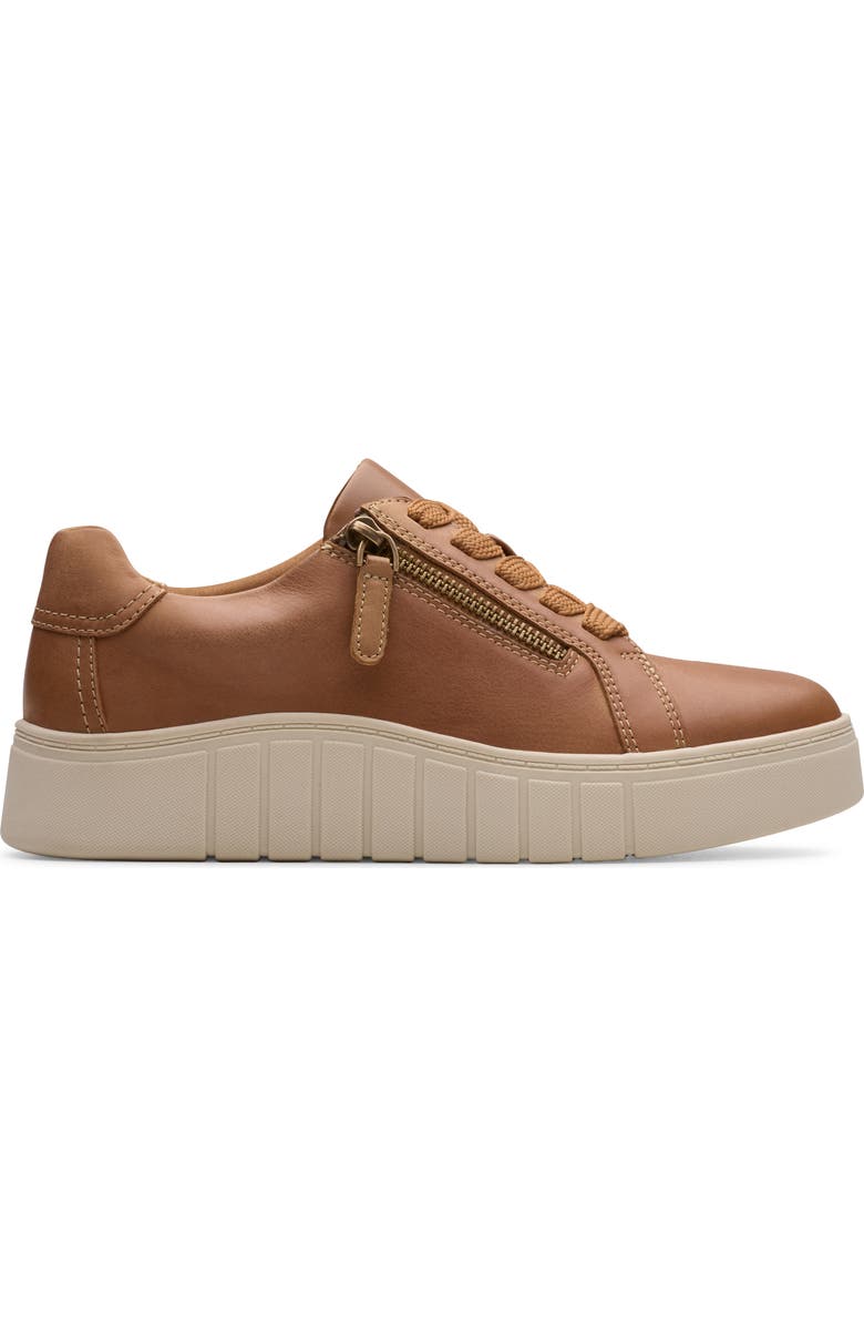 Clarks<sup>®</sup> Mykah Joy Sneaker, Alternate, color, Tan Leather