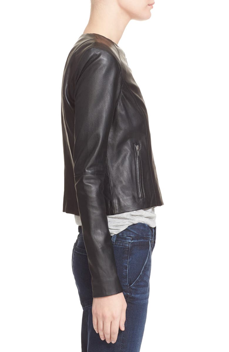Veda 'Dali' Leather Jacket, Alternate, color, 