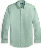 Polo Ralph Lauren Classic Fit Linen Button-Down Shirt