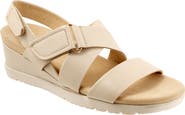 SoftWalk® Novi Ankle Strap Wedge Sandal