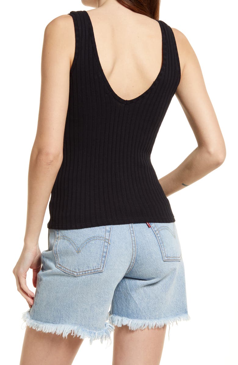 Treasure & Bond Skivvy Ribbed Tank, Alternate, color, 
