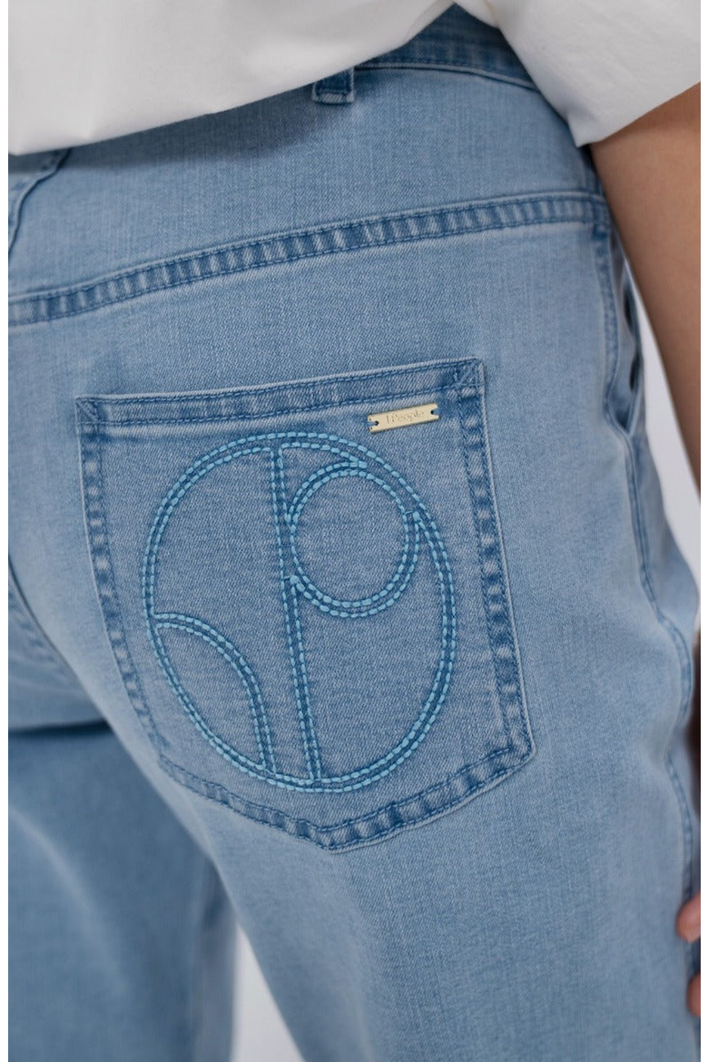 California Barrel Jeans, Alternate, color, Sky