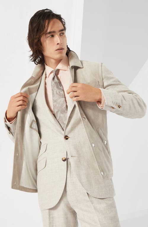 Brunello Cucinelli Padded Vest In Rope