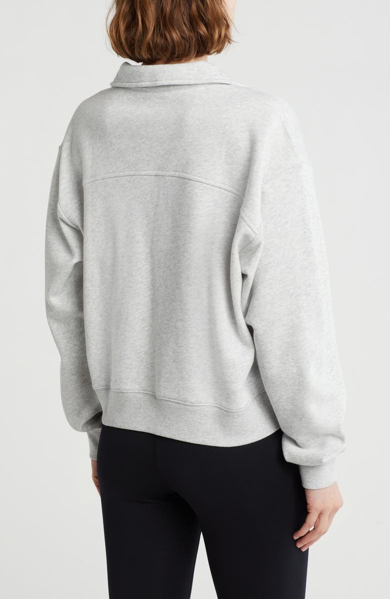 Z by Zella Level Up Terry Polo Pullover, Alternate, color, 