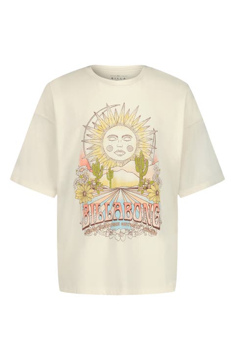Kids' Sunset Oversize Cotton T-Shirt (Little Kid & Big Kid)