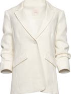 Cinq à Sept Kylie Linen & Cotton Blazer