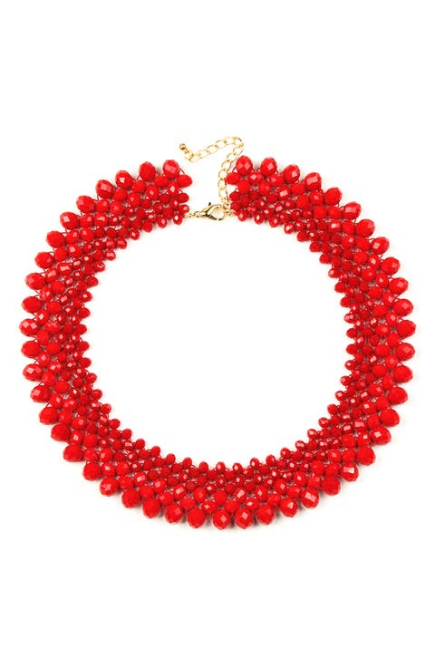Anita Crystal Statement Collar Necklace