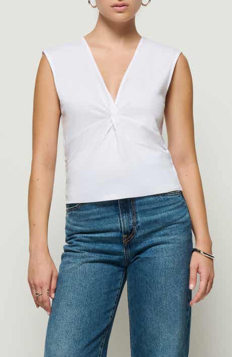 Nation LTD Shelly Twist Front Sleeveless Top