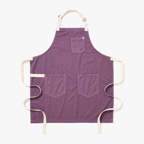 Hedley & Bennett The Essential Apron In Purple