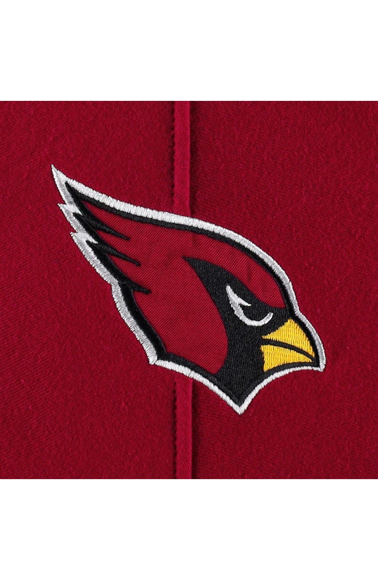 '47 Men's '47 Arizona Cardinals Heather Gray Gridiron Lace-Up Pullover Hoodie, Alternate, color, Gray