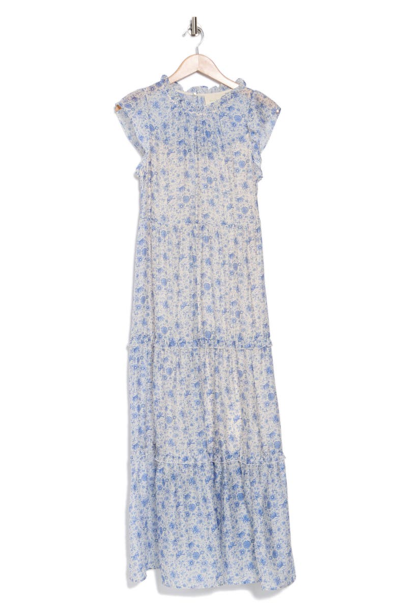 MELLODAY Ruffle Tiered Maxi Dress, Alternate, color,