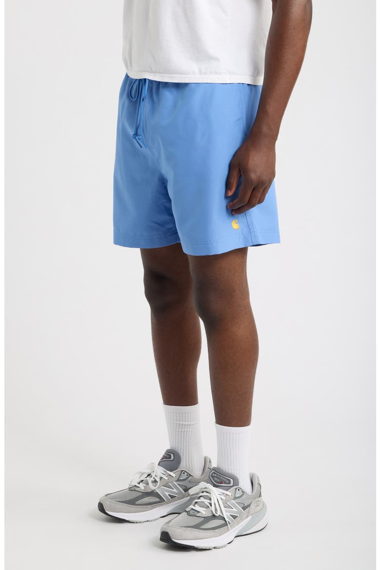 Chase Swim Trunks, Alternate, color, CURACAO / GOLD