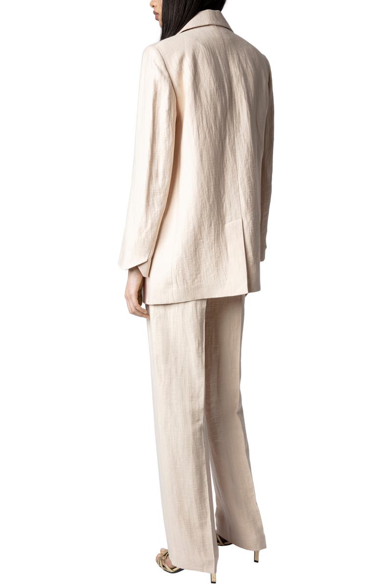 Zadig & Voltaire Two-Button Blazer, Alternate, color, 