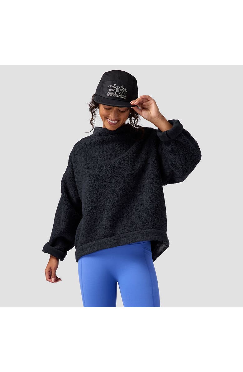 Backcountry Wander Pile-Fleece Mock-Neck Top - Women's, Main, color, Black