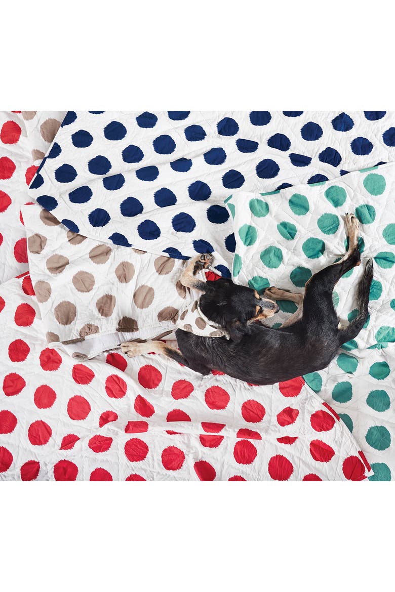 Lagoon Dot Pet Quilt 44" x 50", Alternate, color, Blue
